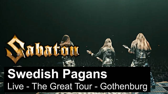 Sabaton - "Swedish Pagans" (Live)