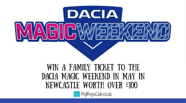 Win a Family Ticket to the Dacia Magic Weekend in Newcastle worth over £100