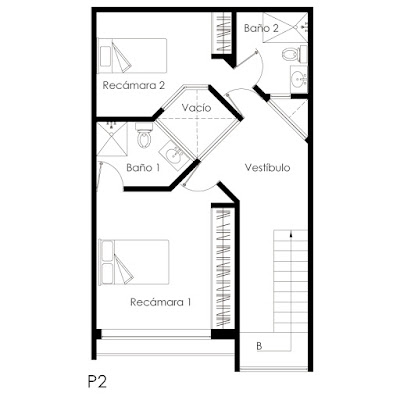 Planos de casa pequeñas, planos de casa pequeña, casa moderna, casa pequeña