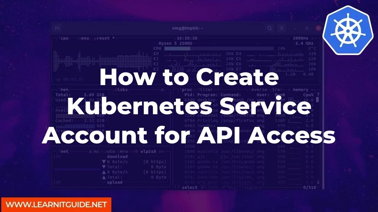 How to Create Kubernetes Service Account for API Access