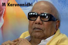 M Karunanidhi