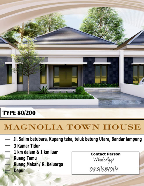 Magnolia Town House, Cluster Mewah di kota Bandar Lampung