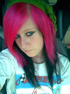 Funky Pink Color Hairstyles