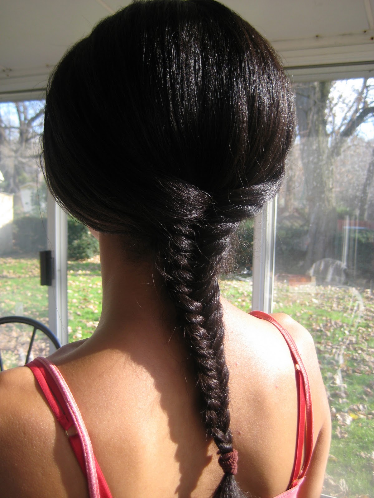 Forhisglory natural: my first fishtail braid!