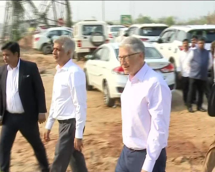 Microsoft co-founder Bill Gates visits Maa Mangla Basti in Bhubaneswar