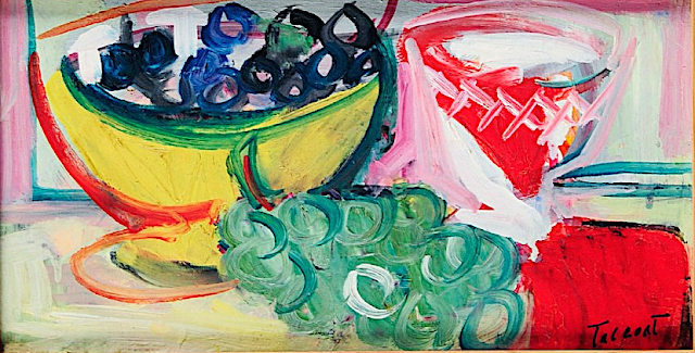 Pierre Tal Coat (1905-1985) Nature morte aux fruits Collection privée