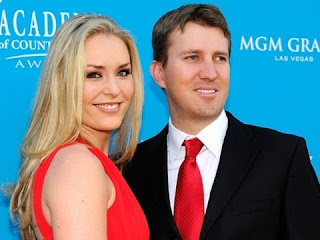 Lindsey Vonn with Husband