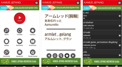 Aplikasi kamus bahasa jepang android Terbaik
