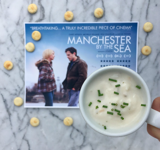 Fun Food Ideas for an Academy Awards Party in front of the TV - Classic New England Clam Chowder for Manchester by the Sea - www.jacolynmurphy.com