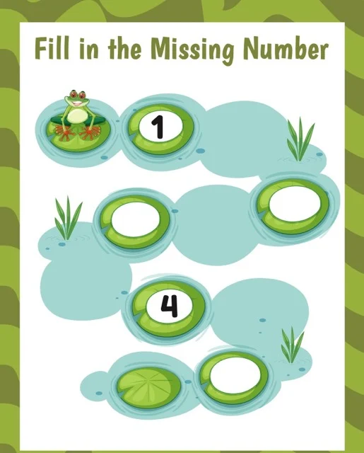 Numbers 1-5 Worksheet Page 53