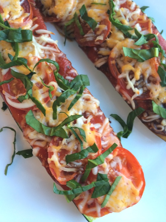 Zucchini Pizza Boats | Shan Made