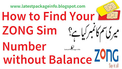 How to Find Your Zong Sim Number without Balance