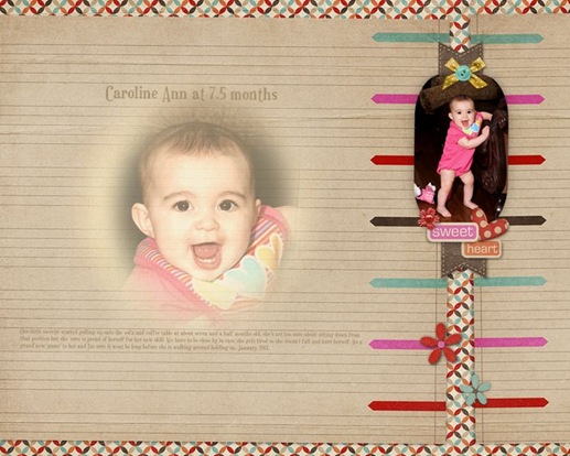 Caroline Ann at 7.5 Months