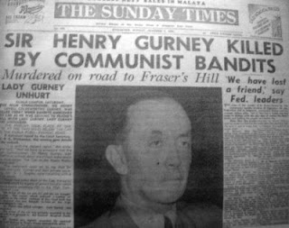 henry gurney dibunuh oleh komunis