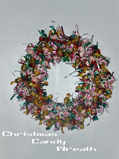 Christmas Candy Wreath