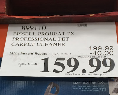 Bissell DeepClean Proheat Professional Pet Carpet Cleaner Model 17n49 at Costco