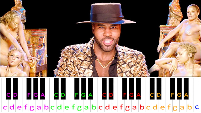 Lifestyle by Jason Derulo, Adam Levine Piano / Keyboard Easy Letter Notes for Beginners