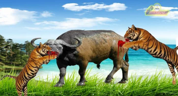 Tiger Kills  Buffalo