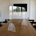  Sneeze Guard Portable Counter Shield Acrylic Plexiglass Countertop Display Clear ACRYLIC (ALL)