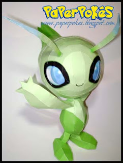 Pokemon Celebi Papercraft