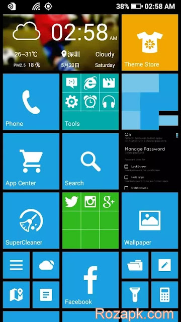 WP 8 Style Launcher