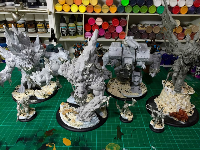 Priming Miniatures in Batches Photo