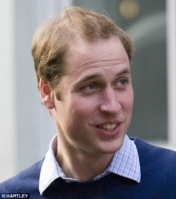 prince william getting bald. prince william bald patch.
