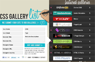 The CSS Gallery List