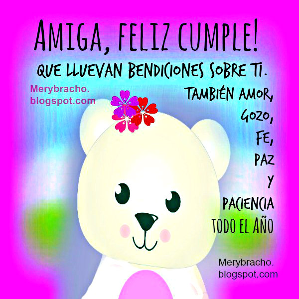 Tarjeta Cumpleaos Amiga Cristiana Tarjeta De Cumpleaos