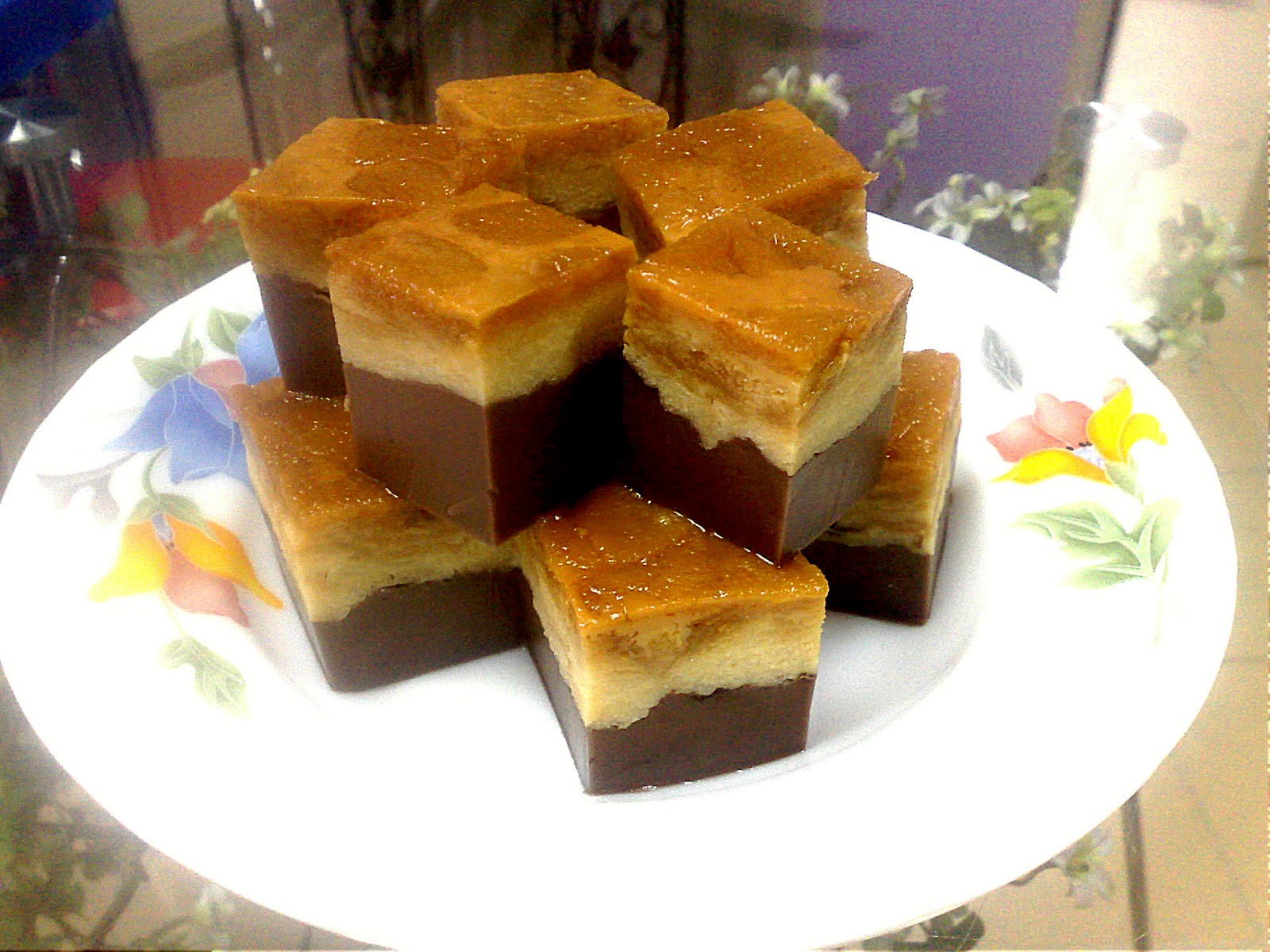 FAMILY JANNATI: PUDING ROTI KAREMAL BERCOKLAT