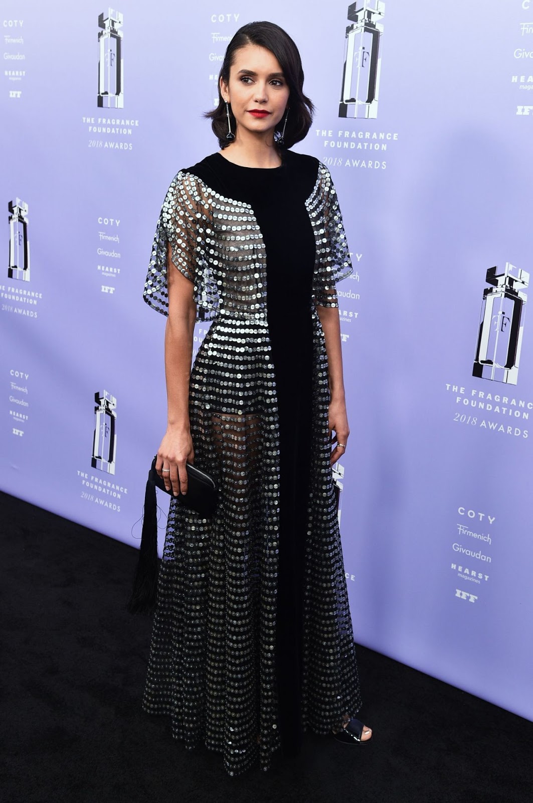 Nina Dobrev best red carpet dresses photo