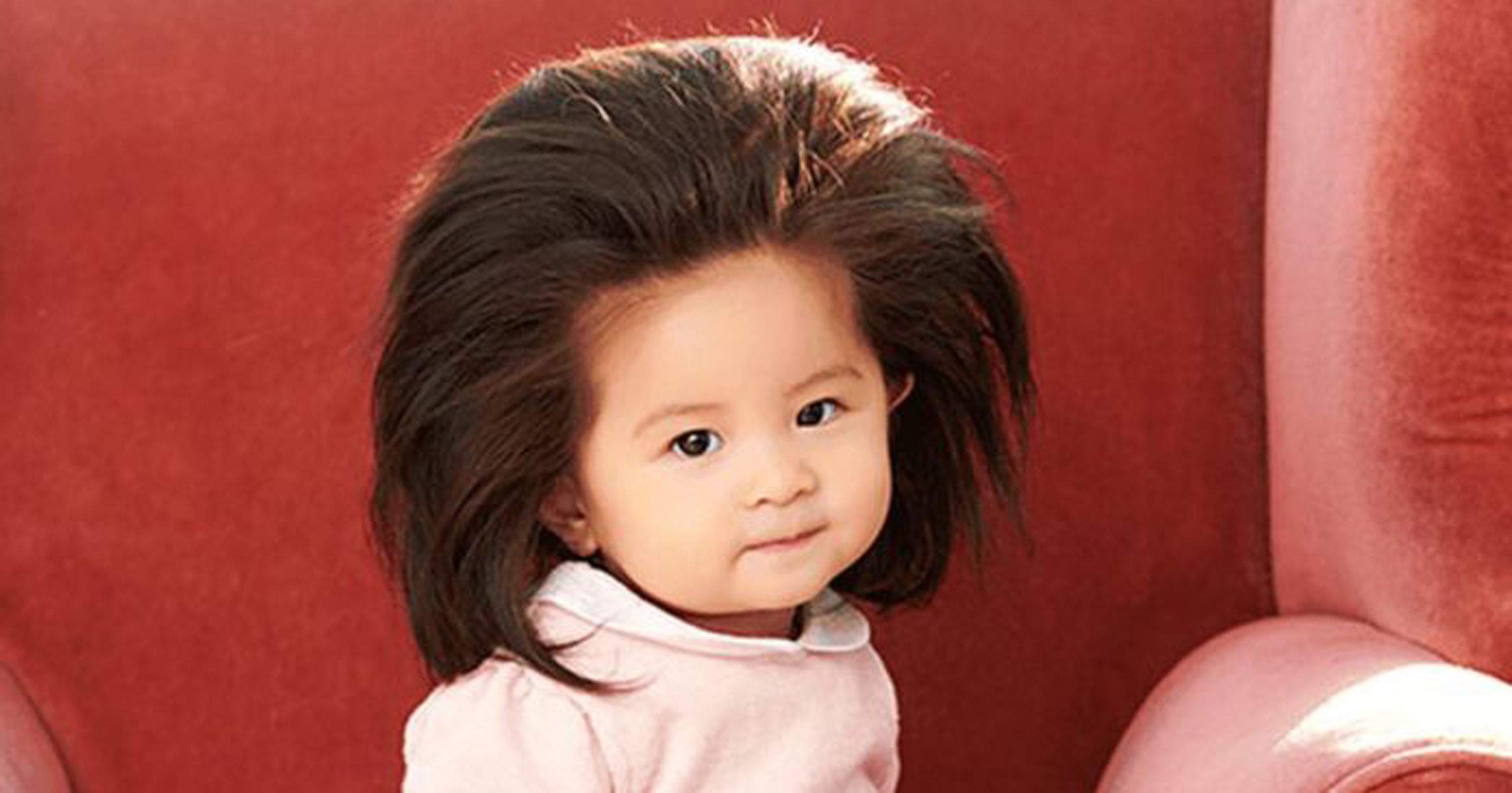 Baby Born with Full Head Of Hair Becomes Instagram Sensation (400K followers)