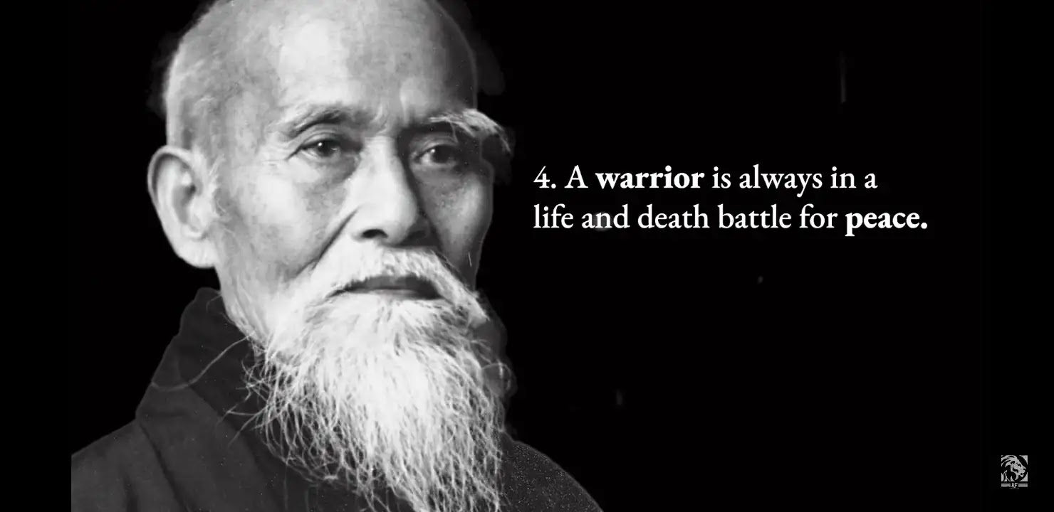 A Life Lesson Quotes by Morihei Ueshiba, lofe lesson learned quotes, a life lesson