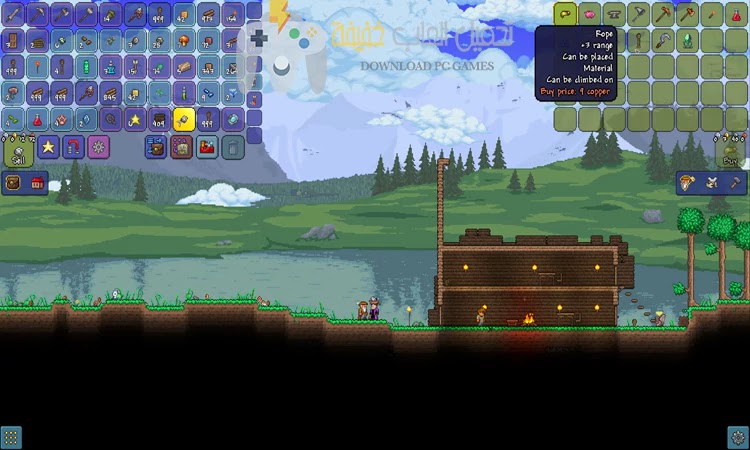 تحميل لعبة Terraria للكمبيوتر وللاندرويد من ميديا فاير