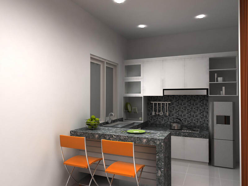 Desain Dapur  Kecil Sederhana  Namun Bergaya Modern