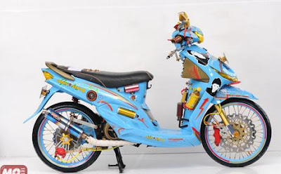 Modifikasi Yamaha Mio Terunik