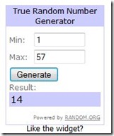 Debonair Random Number