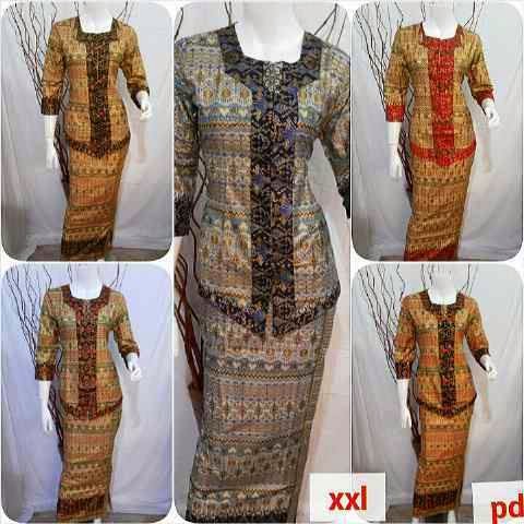  Baju  Setelan Batik Blus Atasan  dan  Bawahan  Baju  Batik 