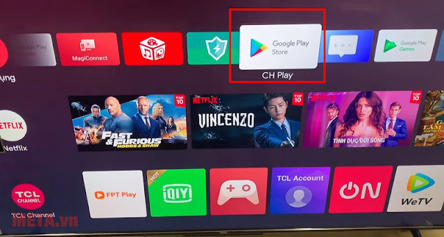 cách cài đặt VTV Go trên tivi TCL