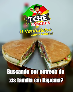 entrega de xis família um lanche pra galera