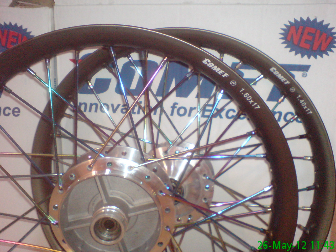  Velg  Comet Brown Ruji Pelangi Untuk Satria  FU  Velg  Motor 