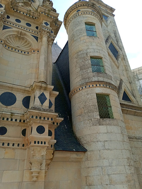 Detail of the roof, Chateau de Chambord, Loir et Cher, France. Photo by Loire Valley Time Travel.