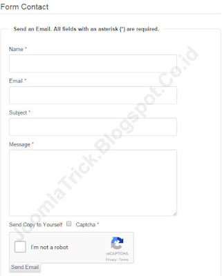 How to add Google reCAPTCHA in Joomla contact form