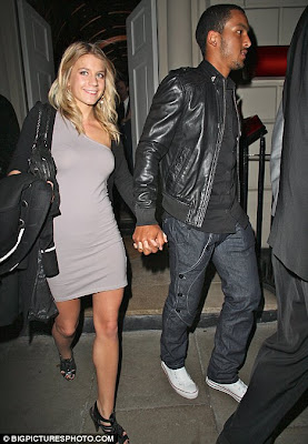 Theo Walcott with Girlfriend