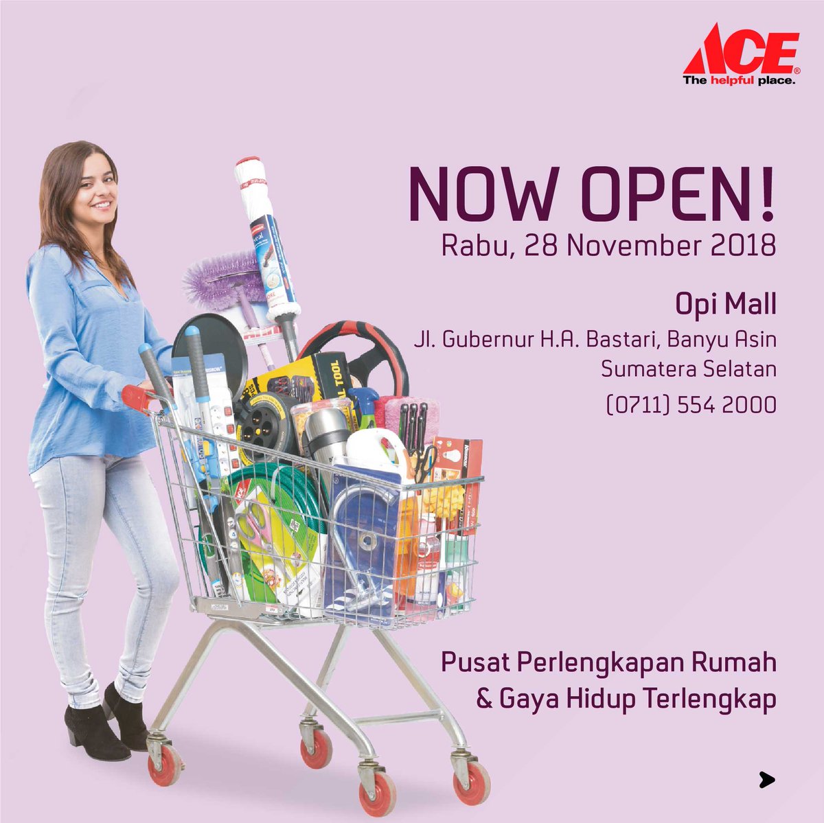 AceHardware - Promo Diskon & Hadiah Langsung di Opening Opi Mall Banyu Asin