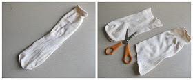 Cómo recortar un calcetín para hacer un muñeco