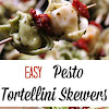 Easy Pesto Tortellini Skewers