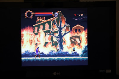 Le premier niveau de Castlevania Vampire Kiss (le jeu que vous ne pourrez jamais acheter et donc auquel vous ne jouerez qu'en émulation !)