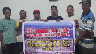 Masyarakat loroue komitmen jaga kamtibmas jelang Pilkada 2024