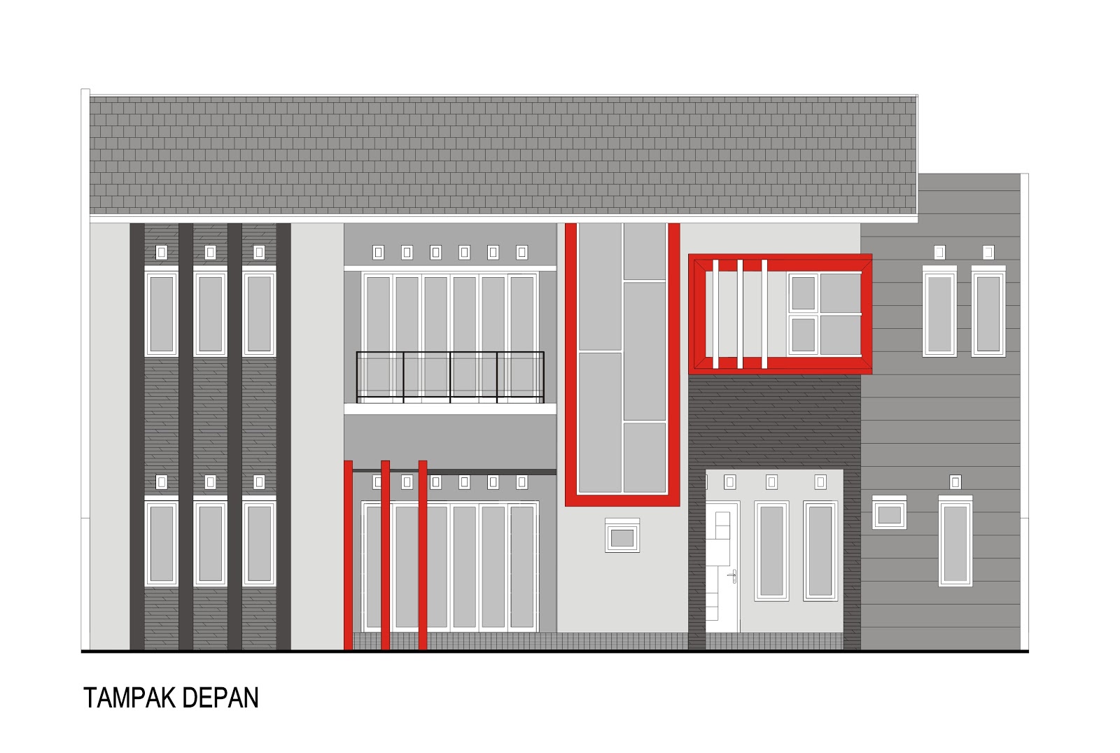 Denah Rumah Minimalis Memanjang Ke Belakang 2017 Age